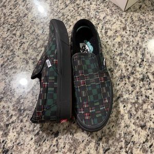 Checkered plaid vans slip one ultra cush